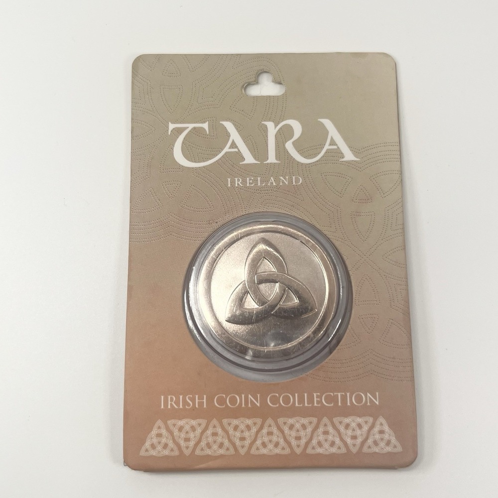3 Set Tara Ireland Irish Coins Claddagh, Trinity & Celtic Knot Silver Rose Gold - Picture 2 of 13